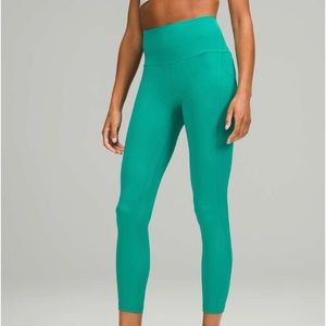 lululemon align leggings with pockets! size 4, color: Maldives Green. so cute!!!